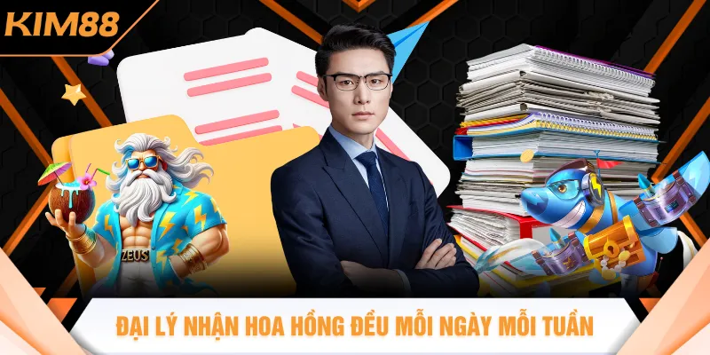 Đại lý nhận hoa hồng đều đặn mỗi ngày mỗi tuần