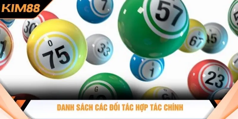 Danh sách các đối tác hợp tác chính